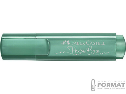 Zakreślacz Faber-Castell metaliczny Zielony 2