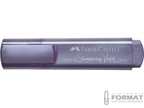 Zakreślacz Faber-Castell  metaliczny Fioletowy 2
