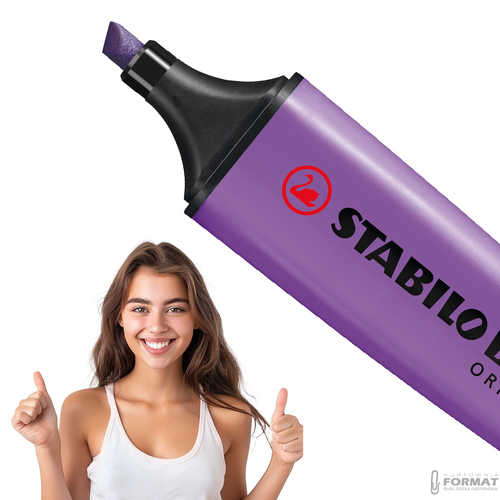 Zakreślacz Stabilo Boss Original 70/55 FIOLETOWY Do Szkoły Biura 2