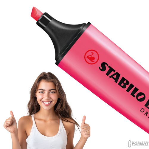 Zakreślacz Stabilo Boss Original 70/56 RÓŻOWY Do Szkoły Biura 2