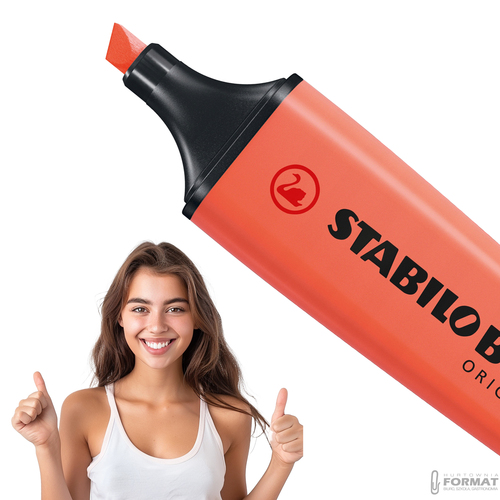 Zakreślacz Stabilo Boss Original Pastel 70/140 CZERWONY Do Szkoły Biura 3