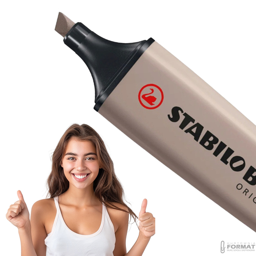 Zakreślacz Stabilo Boss Original NATURECOLORS 70/163 SZARY CIEPŁY 2
