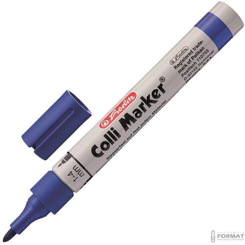 MARKER PERMANENTNY HERLITZ COLLI MARKER NIEBIESKI 6