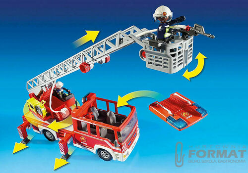 Playmobil 9463 Samochód Strażacki z drabiną 4