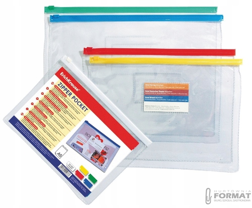 Koszulka teczka ZIPPER B5 PVC 288x210 mm ErichKrau 2
