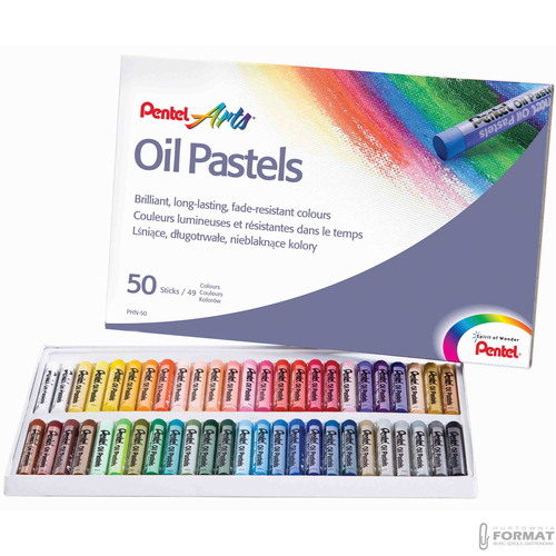 PASTELE KREDKI OLEJNE 50 KOLORÓW PENTEL KREATYWNE DLA ARTYSTÓW JAKOŚĆ 2