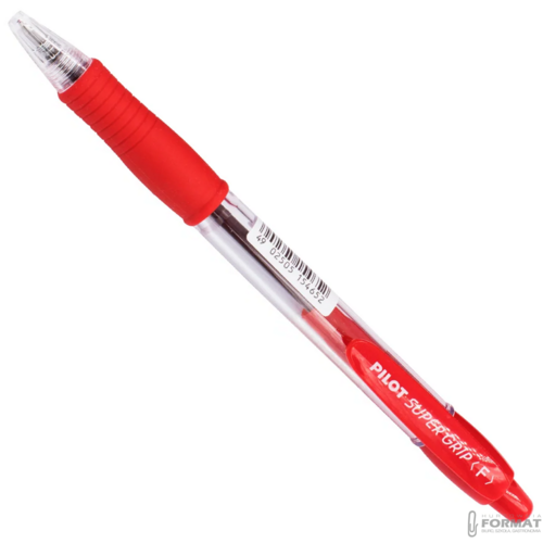 PILOT DŁUGOPIS SUPER GRIP CZERWONY 2