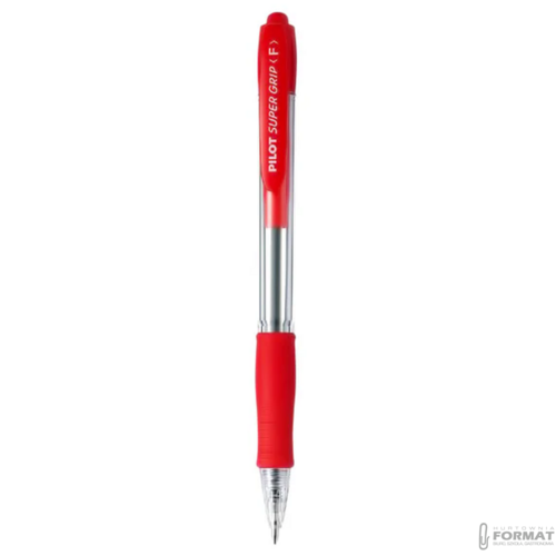 PILOT DŁUGOPIS SUPER GRIP CZERWONY 3