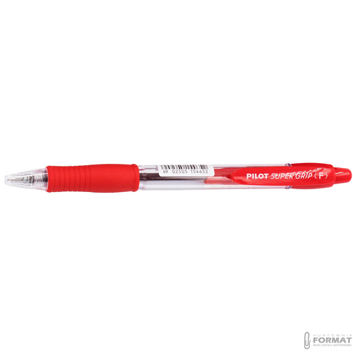 PILOT DŁUGOPIS SUPER GRIP CZERWONY 6