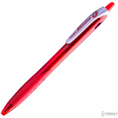 PILOT DŁUGOPIS REXGRIP CZERWONY 6