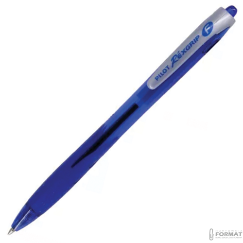 PILOT DŁUGOPIS REXGRIP NIEBIESKI 6