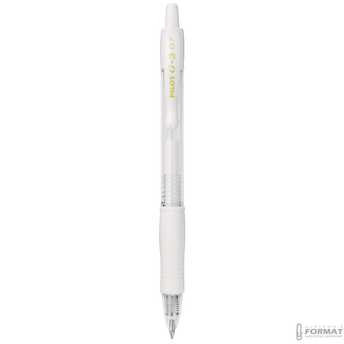 PILOT DŁUGOPIS G2 M PASTELOWY BIAŁY 3