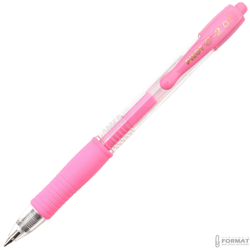 PILOT DŁUGOPIS G2 M PASTELOWY RÓŻOWY 2