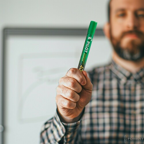 PILOT MARKER PERMANENTNY SCA-400 ZIELONY 4