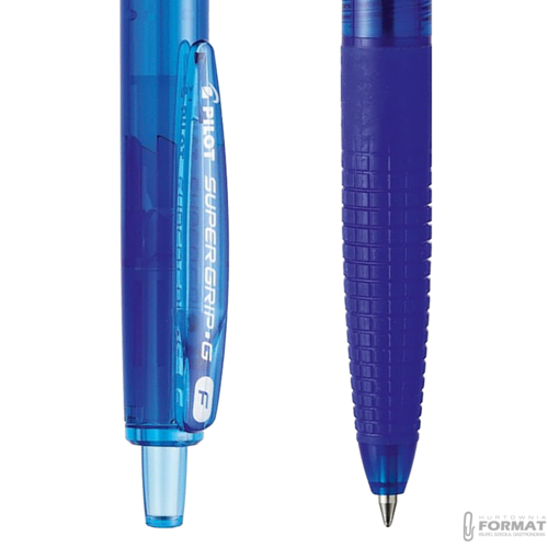 PILOT DŁUGOPIS SUPER GRIP G AUTOMATYCZNY NIEBIESKI 6
