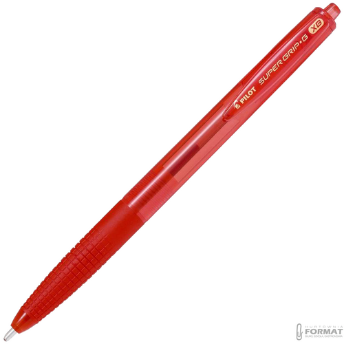 PILOT DŁUGOPIS SUPER GRIP G AUTOMATYCZNY XB CZERWONY 2