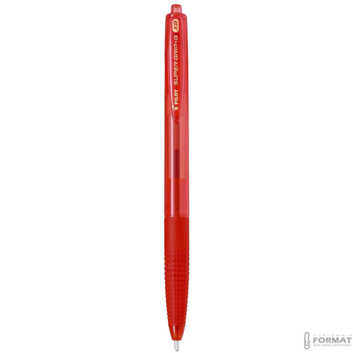 PILOT DŁUGOPIS SUPER GRIP G AUTOMATYCZNY XB CZERWONY 3