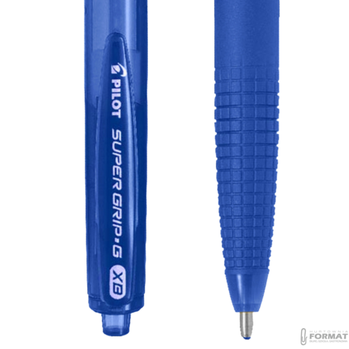 PILOT DŁUGOPIS SUPER GRIP G AUTOMATYCZNY XB NIEBIESKI 6