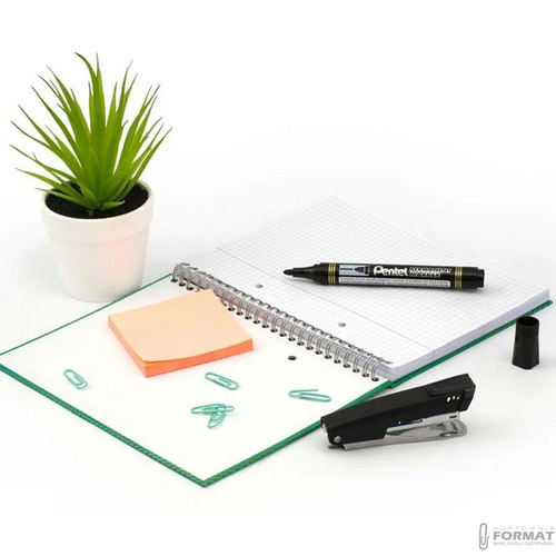 MARKER PERMANENTNY PENTEL N850 OKRĄGŁY CZARNY ZESTAW 10SZT 7