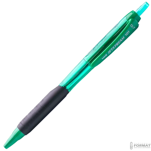 DŁUGOPIS UNI JETSTREAM SXN-101 ZIELONY/GREEN NIEBIESKI WKŁAD DO SZKOŁY 2