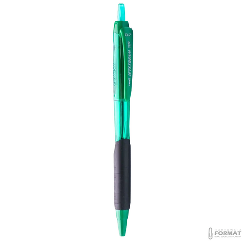 DŁUGOPIS UNI JETSTREAM SXN-101 ZIELONY/GREEN NIEBIESKI WKŁAD DO SZKOŁY 3