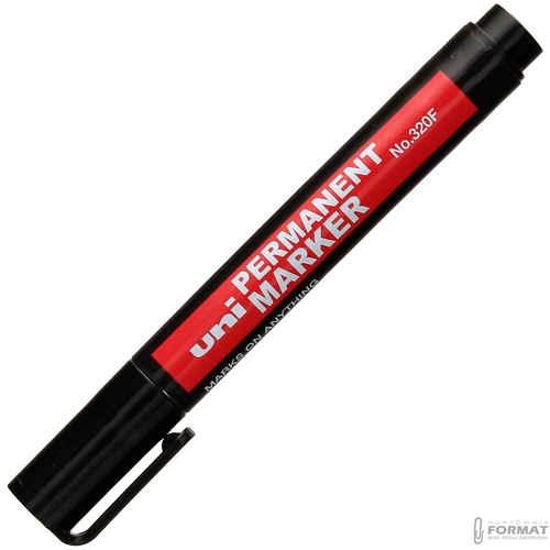 MARKER PERMANENTNY UNI 320F OKRĄGŁY CZARNY 5
