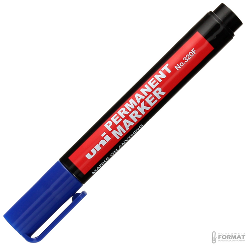 MARKER PERMANENTNY UNI 320F OKRĄGŁY NIEBIESKI 5