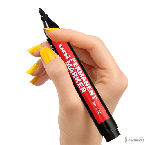 MARKER PERMANENTNY UNI 320F OKRĄGŁY ZIELONY 2