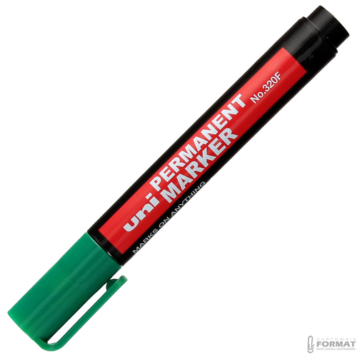 MARKER PERMANENTNY UNI 320F OKRĄGŁY ZIELONY 5