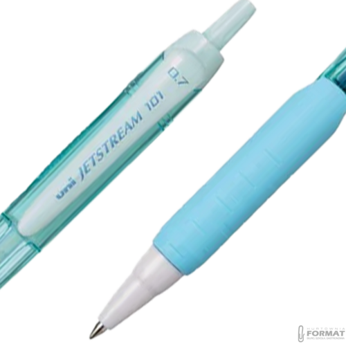 DŁUGOPIS UNI JETSTREAM SXN-101 JASNO NIEBIESKI/SKY BLUE NIEBIESKI WKŁAD 4