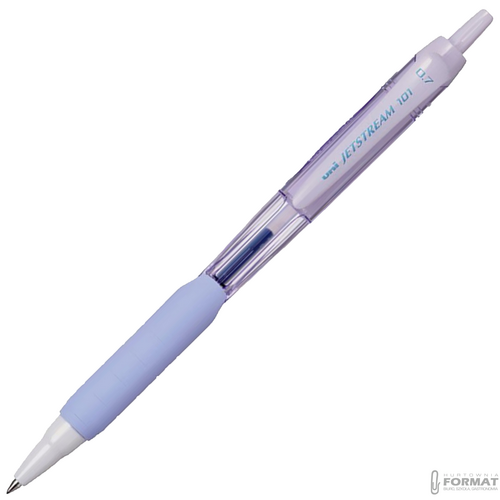DŁUGOPIS UNI JETSTREAM SXN-101 LAWENDOWY/LAVENDER NIEBIESKI WKŁAD DO SZKOŁY 2