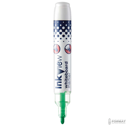 MARKER SUCHOŚCIERALNY DO BIAŁYCH TABLIC WHITEBOARD UNI PWB-202 ZIELONY 3