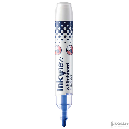 MARKER SUCHOŚCIERALNY DO BIAŁYCH TABLIC WHITEBOARD UNI PWB-202 NIEBIESKI 3