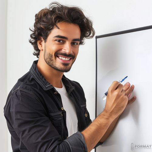 MARKER SUCHOŚCIERALNY DO BIAŁYCH TABLIC WHITEBOARD UNI PWB-202 NIEBIESKI 7