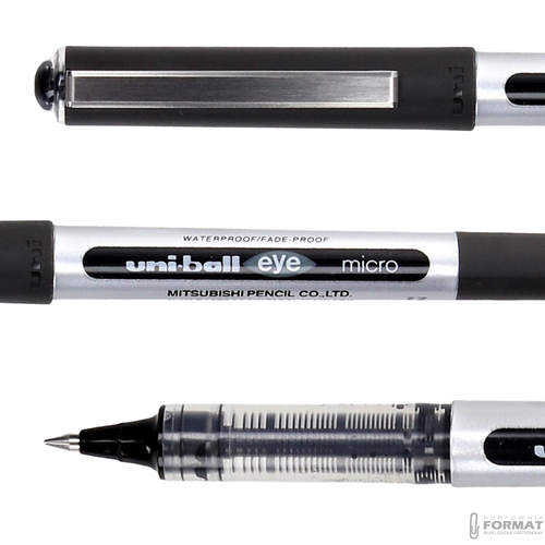 PIÓRO KULKOWE UNI-BALL EYE UB-150 CZARNY WODOODPRORNY TUSZ PIGMENTOWY 4