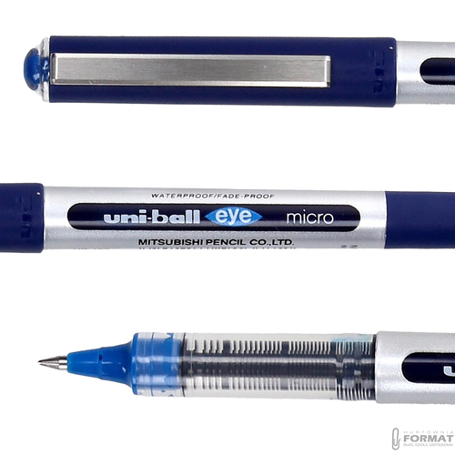 PIÓRO KULKOWE UNI-BALL EYE UB-150 NIEBIESKI WODOODPRORNY TUSZ PIGMENTOWY 4