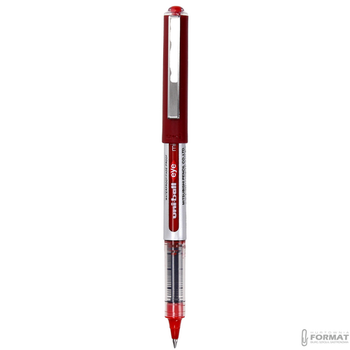 PIÓRO KULKOWE UNI-BALL EYE UB-150 CZERWONY WODOODPRORNY TUSZ PIGMENTOWY 3