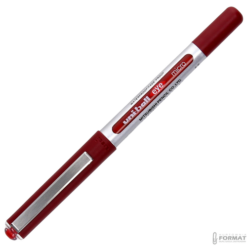 PIÓRO KULKOWE UNI-BALL EYE UB-150 CZERWONY WODOODPRORNY TUSZ PIGMENTOWY 5