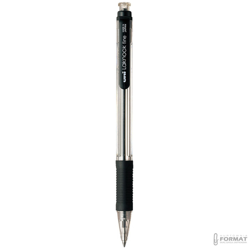 DŁUGOPIS AUTOMATYCZNY UNI LAKNOCK FINE SN-101 CZARNY DO SZKOŁY BIURA 3