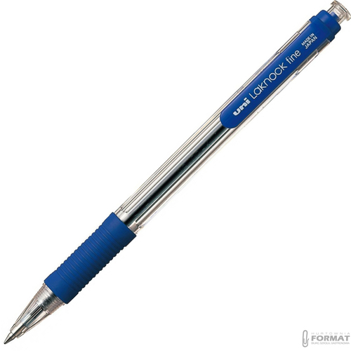 DŁUGOPIS AUTOMATYCZNY UNI LAKNOCK FINE SN-101 NIEBIESKI DO SZKOŁY BIURA 5