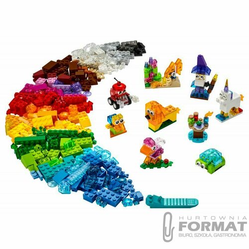 Lego Classic - Kreatywne przezroczyste klocki 2