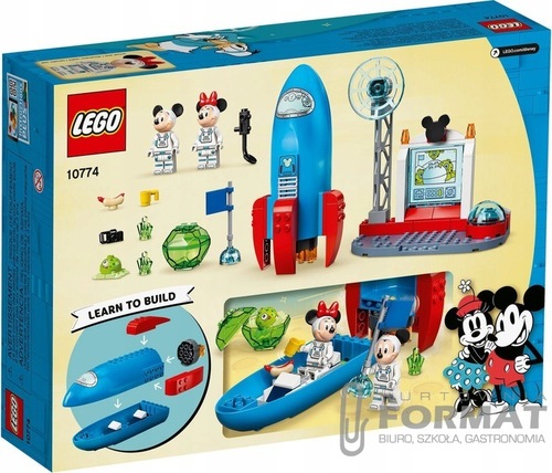 LEGO 10774 DISNEY Kosmiczna rakieta Myszki Miki i 3
