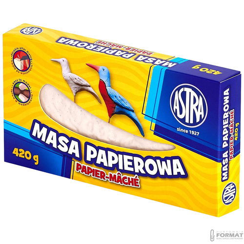 MASA PAPIEROWA ASTRA 420G IDEALNA DO MODELOWANIA DO SZKOŁY 5