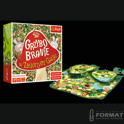 Grzybobranie w zielonym gaju. Gra. Trefl 00988 6