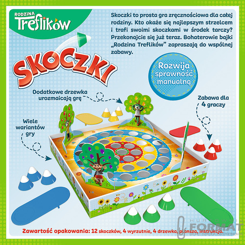 Gra zręcznościowa Skoczki Rodzina Treflików Trefl 2