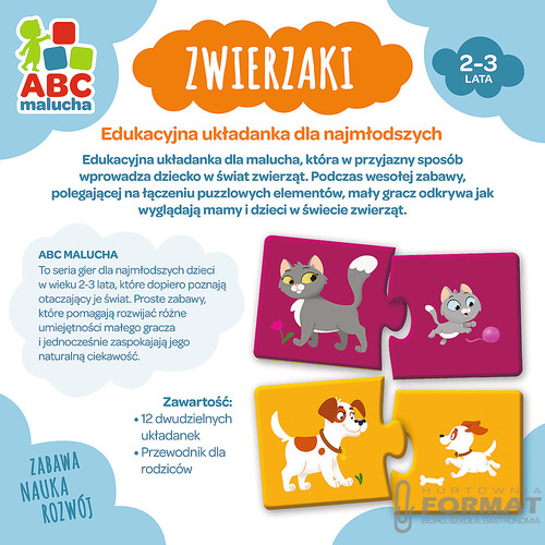 ABC malucha, Gra edukacyjna Trefl, Zwierzaki 6