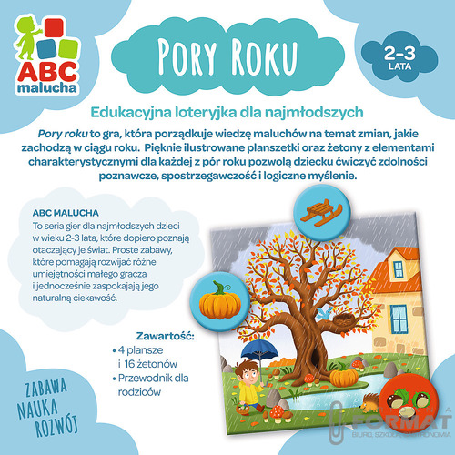 ABC Malucha Pory roku, gra edukacyjna Trefl 6