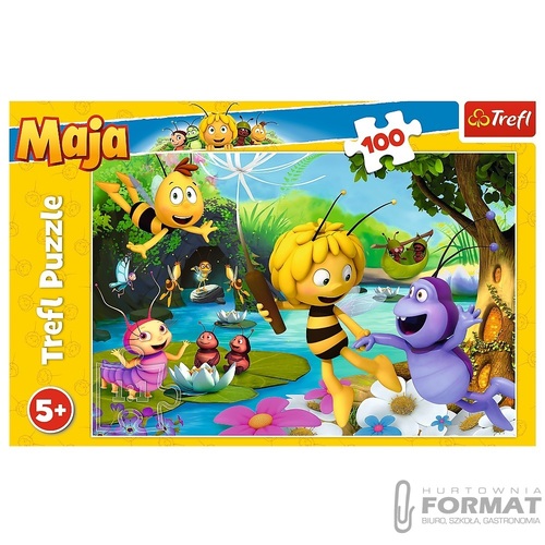 Puzzle 100 Pszczółka Maja i przyjaciele TREFL16361 3