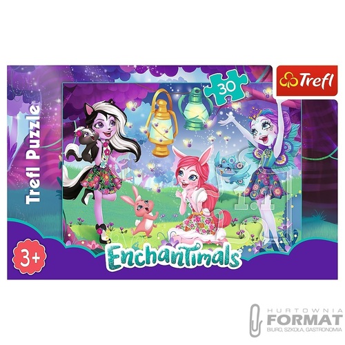 Puzzle 30 Magiczny świat EnchanTimals TREFL 18236 3
