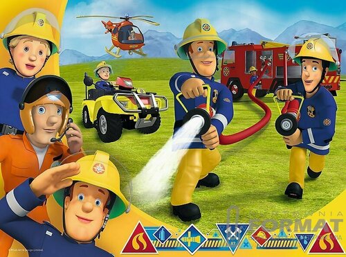 Puzzle 30 Gotowi by pomagać Strażak Sam TREFL 2